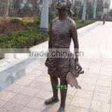 Bronze Angel With Butterfly Statue thumbnail-1