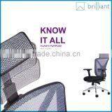 892A High Back Ergonomic Executive Chair With Headrest in Mesh Quality Choice thumbnail-6