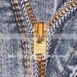 Gold Plated Metal Zipper thumbnail-1