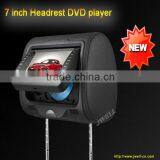 7 INCH CAR HEADREST MONITOR WITH BUILT-IN DVD PLAYER