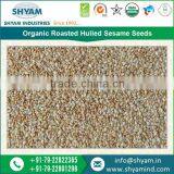 Delicately Processed 100% Organic and Roasted Hulled Sesame Seeds for Garnishes and Salad Dressings