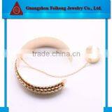 New Fashion and Best Price Jewelry Gold Bracelet Connected Ring thumbnail-1