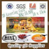 Guangzhou Lifeng Best Seller Fashionable 3d Greeting Card 2014 Guangzhou
