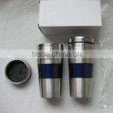 Stainless Steel Travel Mug With Plastic Circle thumbnail-6