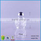 Skull Round Rose Oblate Empty E Liquid Glass Bottles 12ml With Airtingt Aluminum Cap thumbnail-1