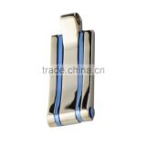 Rectangle IP Blue Pendant HMC Design P0200 High Polished Stainless Steel Pendant