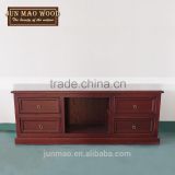 2016 NEW Solid Wooden Furniture Living Room Red TV Stand