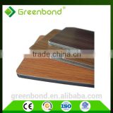 Greenbond hot sale wooden aluminium composite panels