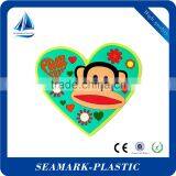 Cheap Wholesale Custom Shape Silicone Heart Shape Coaster for Drinking