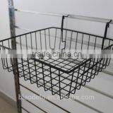 Slatwall Metal Hanging Wire Mesh Basket thumbnail-3