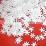 christmas decoration snow flake foil confetti/ snow flake confetti/christmas confetti