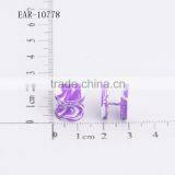 Men's Classic Tortilla Dumbbell Stainless Steel Earrings thumbnail-3