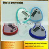 Heart Shape Single Function Step Counter Digital Pedometer thumbnail-1
