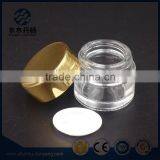 10ml Golden Screw Cap Clear Glass Cosmetic Cream Jar thumbnail-4