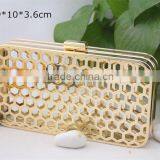 Newest Design Golden Metal Mesh Box Frame Clutch Purse Frame Quality Choice thumbnail-2