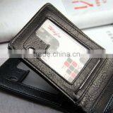 New Black Credit ID Card Holder Slim Purse Men Bifold Leather Wallet thumbnail-4