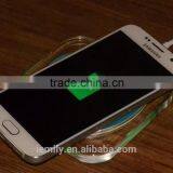 Qi Wireless Phone Charger Crystal Square Shape Wireless Charging Pad With LED Lighting for Promotional Gifts thumbnail-4