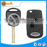High Quality 2 Button Flip Key Cover With Logo and Uncut Blade for Lexus Rx350 Gs300 Rx330 Ls430