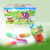 Halal Fruit Gummy Worm Soft Candy thumbnail-1