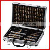 135pc Drill & Driver Bits With Aluminium Case