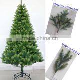 6.5ft Green Pikes Peak Snowing Christmas Tree Set thumbnail-5
