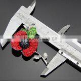 2015 New Rhinestone Crystal Poppy Flower Brooch thumbnail-4