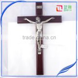 Large wooden Jesus on cross