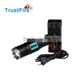 High Power Flashlight Zoomable Rechargeable Led Emergency Light 550LM TrustFire Z7 Motor Driving Flashlight Beam Focus thumbnail-5