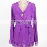 High Quality Romantic Sexy Eyelash Lace Robe thumbnail-1