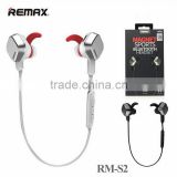 2016 Remax RB-S2 Professional Magnet Sports Stereo Bluetooth Headset sports wireless earphone
