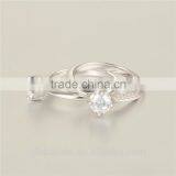 925 Latest Simple Design Ladies Coustume Jewelry Italian Silver Rings thumbnail-3