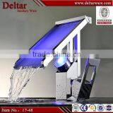 2015 Latest Sunshine Color Light Basin Faucet, Bathtub Whirlpool Waterfall Faucet, Basin Single Handle Led Faucet Light thumbnail-1