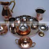 Copper Thali Set thumbnail-1