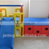 combo play gym with slide and tunnel,plastic play gym,play gym for kids