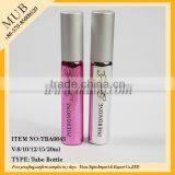 10ml Empty UV Gel Colored Glass Tube Roll on Deodorant Perfume Bottles for Cosmetic Essential Oil Packaging