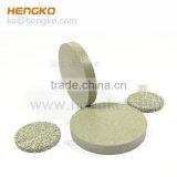 Mesh Powder Microns Sintered Porous Stainless Steel Filter Disk thumbnail-4