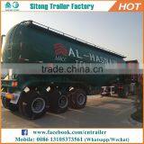 Tri-axle Volume Optional Bulk Powder Silo Semi Trailer, V Type Cement Tanker Trailer for Sale thumbnail-2
