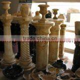 UNIQUE TEAKWOOD MARBLE PEDESTALS thumbnail-3