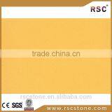 Artificial Pure Yellow Quartz Stone for Countertop