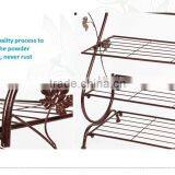 Vivinature Shoes Store Shelf and Metal Seating Shoes Furniture for Lving Room thumbnail-3