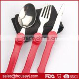 Picnic tableware Folding camping tool portable stainless steel fork outdoor tableware Spoon & Knife
