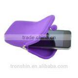 2016 Hot Sale Eco-friendly Custom Made Sized Colorful Hardware Overmolded Mobile Phone Silicone Bag thumbnail-1