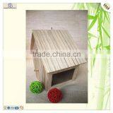 Natural Large Space Safeguard Window Unfinished Wood Birdhouse thumbnail-2