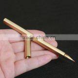 Novel Design Brass Copper Material Signature Pen, Creative Gift Hexagonal Metal Pen thumbnail-4
