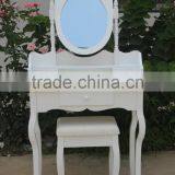 K/D wooden dressing table sets / bedroom dressing table with mirror / make-up table with mirror and stool