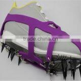 Antifrozen and Antiskid Silicone Rubber Snow Shoes With Stainless Spikes thumbnail-1