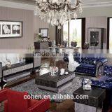 Luxury High Quality Stainless Steel Frame TV Stand/cabinet Design E107 thumbnail-2