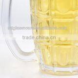 High White Glass Pineapple Shaped Beer Glass With Handle thumbnail-2