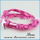 Fashion Jewelry Bracelet Mens Navy Nautical Rope Anchor Bracelet thumbnail-2