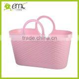 Emc Plastic Storage Basket With Handles thumbnail-4